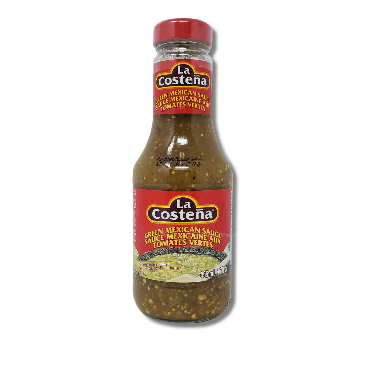 Green Mexican Salsa Bottle La Costena 16.7oz Bienvenidos Latin Market