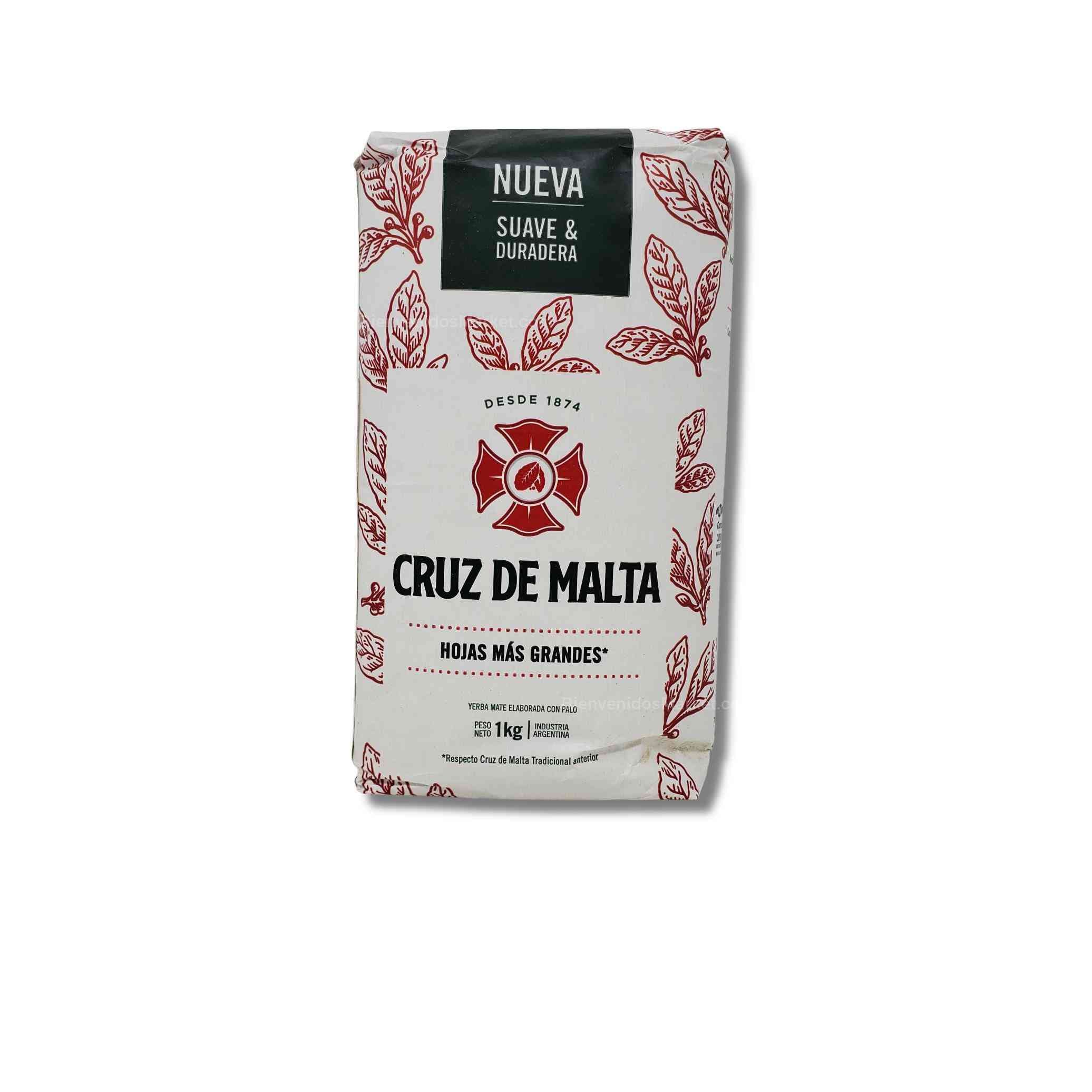 Yerba Mate Cruz de Malta 1kg – Bienvenidos Latin Market
